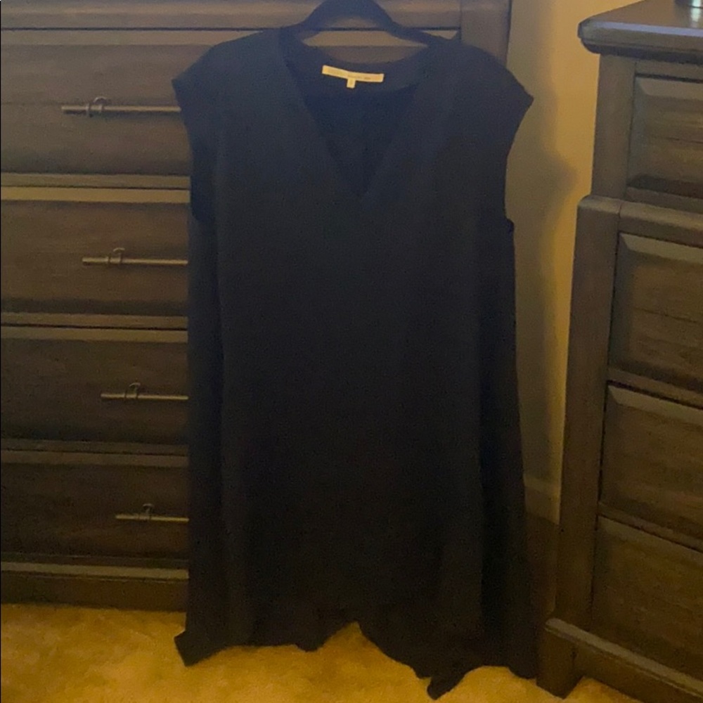 Rachel Roy black edgy dress